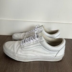 Classic VANS White Leather Sneakers